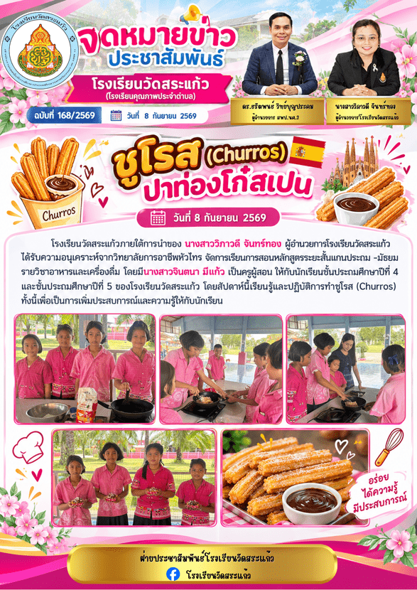 ชูโรส (Churros) ปาท่องโก๋สเปน